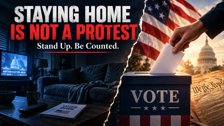 Staying Home Is Not a Protest‼️