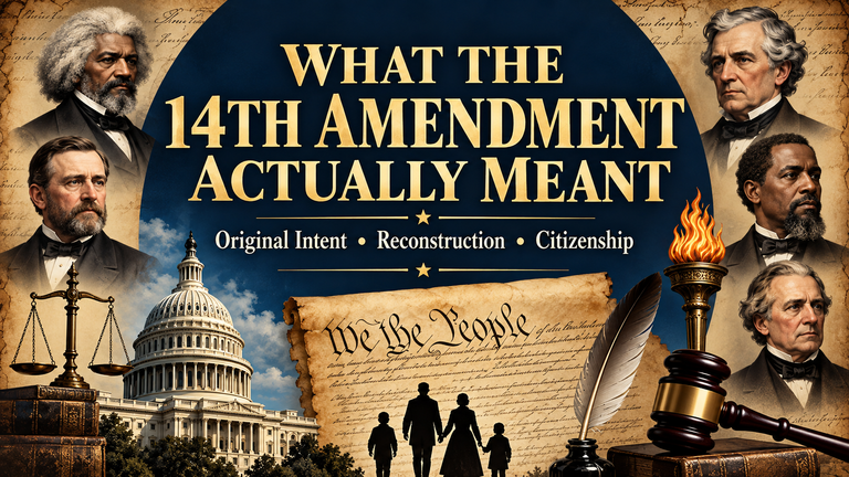 What the 14th Amendment Actually Meant