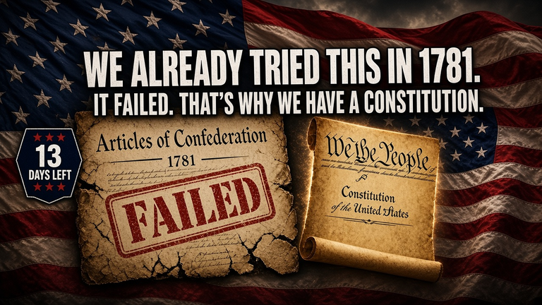 13 Days Left — The Briefing: We Already Tried This in 1781‼️