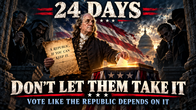 Franklin’s Warning Is Now!