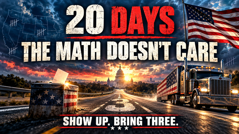 20 Days Left — The Briefing: Run the Numbers